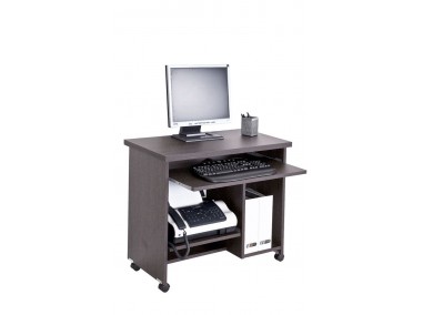 Mesa para Ordenador con Bandeja Extraible y dos estantes - Topkit
