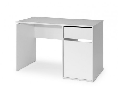Burgos Desk With Drawer And Door Width, White Desk 100cm Wide With Drawers