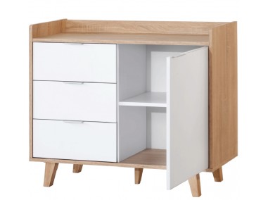 Sideboard Nordic Serie 2174 with 1 door and 3 drawers