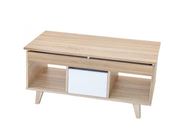 Elevating coffee table with drawer 2179