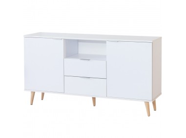 White sideboard Roncesvalles Serie 2483 with 2 doors and 2 drawers